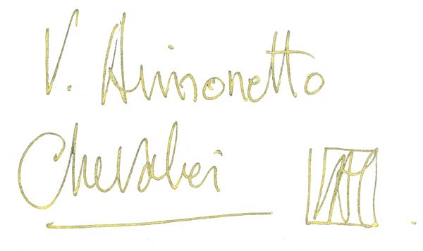 Firma de Véronique Aimonetto Chevalier